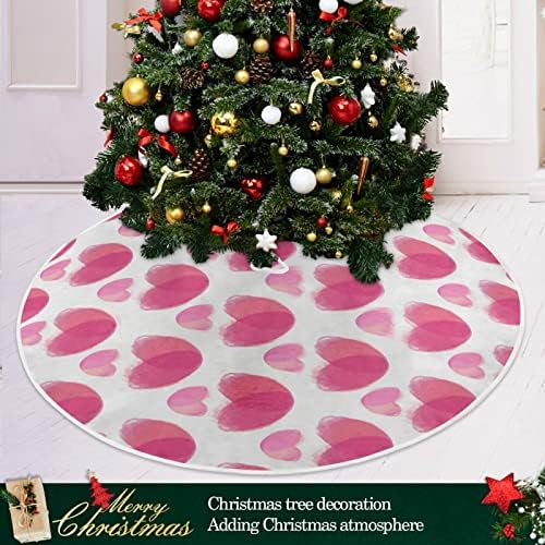 Xigua Valentinovo božićno suknje 36 , ljubav srca ružičasta suede Xmas Skir stablo pogodan za unutarnji vanjski