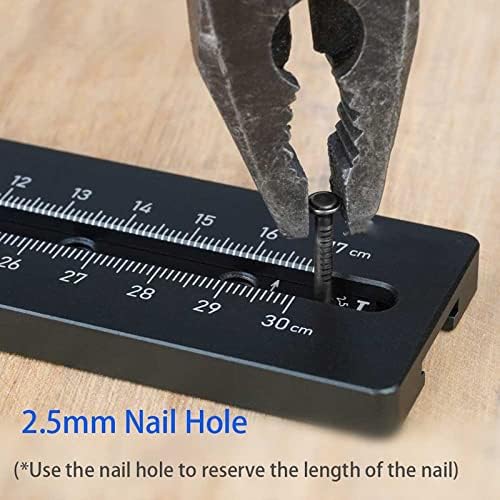 Vodič za obrezivanje kruga, dugi vijek trajanja trajnih 2,5 mm rupa za nokte za nokte Drveni krug