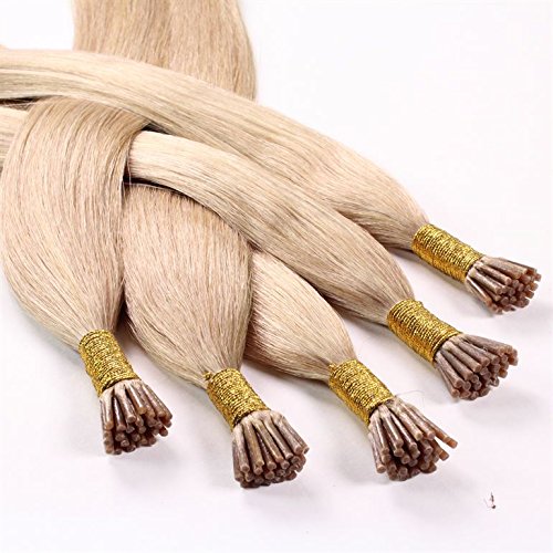 Hair2Heart 150 x 0,5 g pre Bonded i-Tip stick ekstenzije-24, boja 99j Dark Mahagoni Brown, ravna
