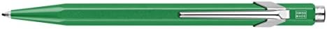 Caran d'Ache 849 Popline Metal X Green Ballpoint olovka sa metalnom futrolom
