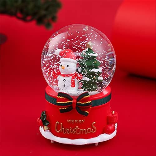 Ylyajy Creative Christmas Crystal Ball Music Box Dječja studentica Djevojke Rođendanski poklon Santa Claus Svjetlosvjetna muzička kutija