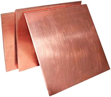 Mesing ploča bakarni lim 99,9% čista Cu folija ploča odlična za graditelje, mašinske radnje Debljina metalna bakrena ploča
