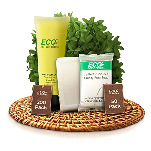 Eko sadržaji-Mini sapuni, hotelski sapuni, toaletne potrepštine putne veličine i 1oz putne veličine 2 u 1 šampon i regenerator sa mirisom zelenog čaja
