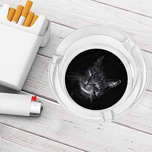Tamna mačka za cigareta za cigarete pepeljare za pušenje za pušenje pepeo za pepeo za kućni hotelski stol gornji ukras