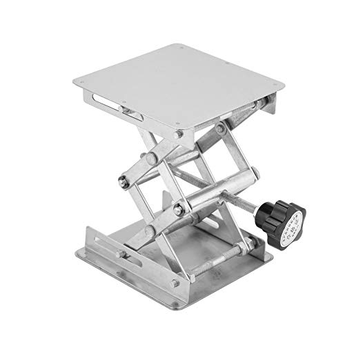 Laboratorija za podizanje od nehrđajućeg čelika FTVOGOGE Podrška za podizanje stola za podizanje stola škare 100x100mm, laboratorijski proizvodi
