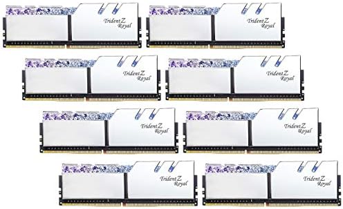 G.SKILL 64GB DDR4 Trident z Royal Silver 3200MHz PC4-25600 CL14 1.35V Octuple kanalni komplet