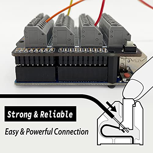 Elektrokookie uno terminal blok štitniko, kompatibilan je za Arduino Uno R3, push-in jednostavan proljetni konektor za proširenje PCB modula