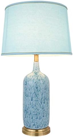ATAAY stolne lampe, plava keramička stolna lampa, kreativnost tople stolne lampe bočni stol okrugli stol