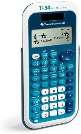 Texas Instruments Multiview TI-34 Naučni kalkulator - 4 linije - 16 znakova - LCD - Solarni, baterija 34mv
