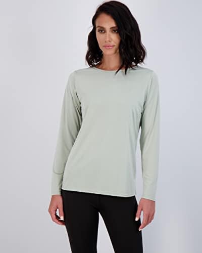 Real Essentials 4 Pakovanje: Ženska suho-fit tehnička majica s dugim rukavima