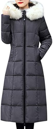 Vezad Store ženski zimski topli kaputi sa kapuljačom dugi pamučni jakni džepni kaputi
