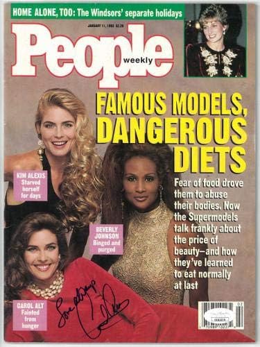 Carol Alt potpisao People Weekly Full Magazine 1 / 11 / 1993 - EE63374 - JSA Certified - filmski