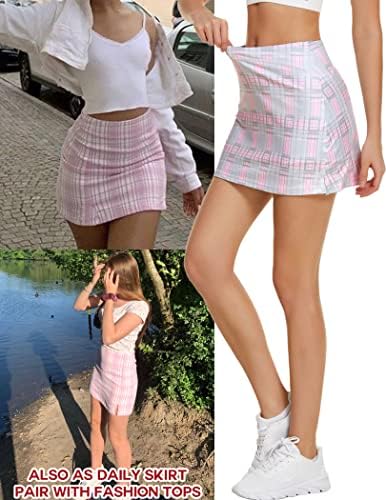 ADOME ženska atletska teniska suknja sa džepovima kratke hlače Aktivni golf trčanje sportskih sportova