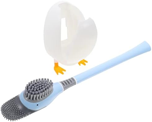 HealFy 5Sets Caddy za klinovni nosač četkice Plavi držač za čišćenje kućnog čišćenja kućnog čišćenja: a sa profesionalnim čišćem silikonskim toaletom duboko za patke otporne na bazu otpornog na bazu