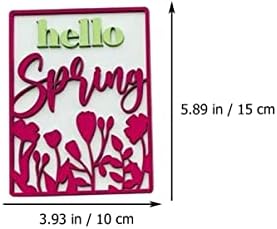 Yardwe Domaći dekor Dodir za domaćinstvo Spring Spring 2 Pakov Spring Tinered Lay Decko dekor