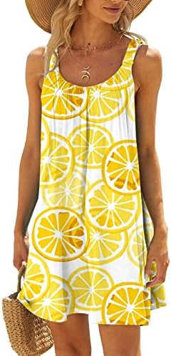 Ženska ljetna Ležerna labava haljina plaža Cover Up kratke Cami Mini haljine cvjetni Tie Dye Print Boho