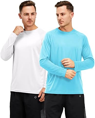 Muške majice s dugim rukavima UPF 50+ UV zaštita od sunca Brza suha vanjska košulja za ribolov trčanje planinarenje