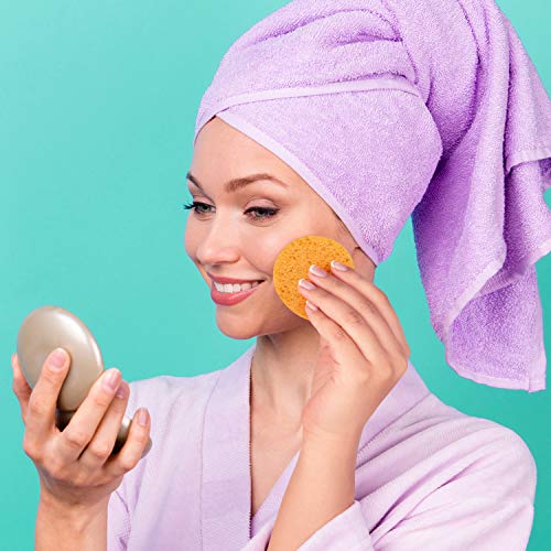 Komprimirani spužvi za lice | prirodne celulozne spužve za lice | Profesionalna spa sredstva za čišćenje | Eko prilagođen za višekratnu upotrebu | Piling, maska, sredstvo za uklanjanje šminke