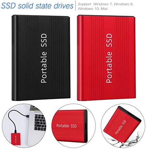 Wenlii prijenosni SSD USB 3.0 USB-C 1TB 500GB eksterni SSD Disk 6.0 Gb / S eksterni čvrsti disk za laptop desktop kameru ili Server