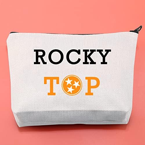 BLUPARK fudbalska mama torba za šminkanje Tennessee fudbalski poklon Rocky Top kozmetička torba za ljubitelje fudbala