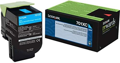 Lexmark 70c1xy0 extra high-Yield Toner, 4000 Page-Yield, Yellow