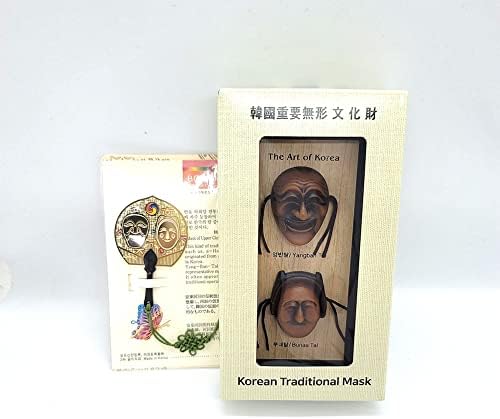 Korejski tradicionalni hahoe maski okvir Yangban Bune