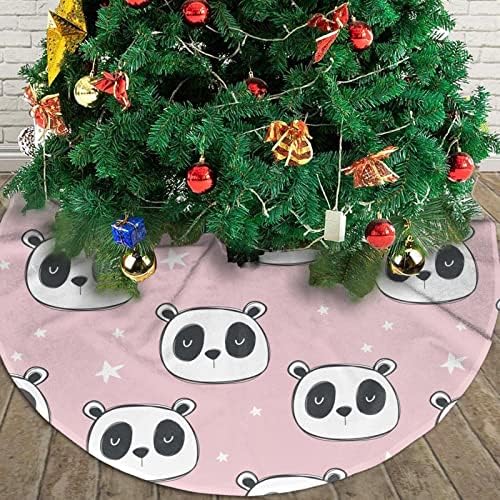 Putan Panda Tree suknja Panda Christmas Drvo suknje Ornament za prazničnu zabavu Svečano uređenje doma 48