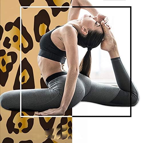 QTT prostirka za jogu neklizajuća velika podstavljena prostirka za jogu TPE podloga za vježbanje za
