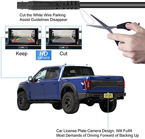 Kamera za vožnju unazad specifična za vozilo integrisana u registarsku tablicu Backup kamera
