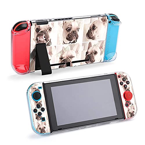 Futrola za Nintendo Switch, slatki francuski buldog Set od pet komada zaštitni poklopac futrola za konzole za igre za Switch