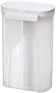 Teegui pečat plastična tegla skladište kuhinja rezervoar za zrno limenke transparentne kutije za hranu kuhinja,trpezarija & amp; Bar stakleni kontejneri sa razdjelnicima