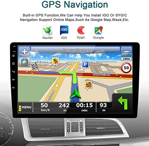 Gojoho za Honda Fit Jazz Radio 2008-2013. Stereo Wireless Carplay Android Auto 2GB 32GB sa 9 inčnim IPS-om osjetljivim na dodir GPS navigacijom za glavu za glavu ugrađenim DSP sa besplatnom rezervnom kamerom