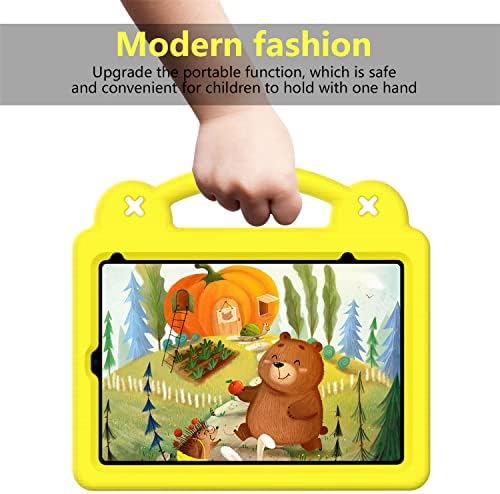 CasePot 10. generacija iPad 10.9 za djecu Dječji dječaci dječaci sa zaštitnikom zaslona, ​​Eva Drop otporna na djecu Kily Chickstand Robusna koferica za iPad 10. Gen 2022 10,9-inčni, žuti