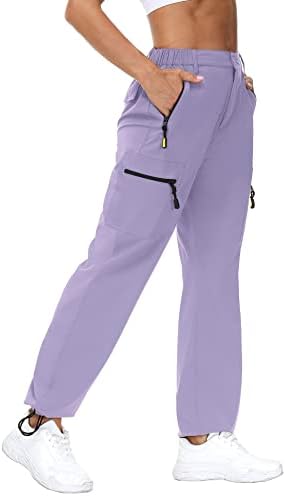VVK ženske planinarske pantalone lagane suhe suhe vanjske atletske hlače Kampiranje penjanje golf džepovima sa zatvaračem