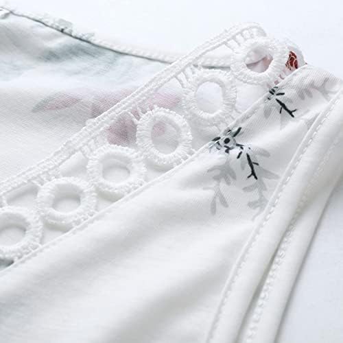 MIASHUI nisko rezane ženske majice u boji bez rukava Casual čipkasti labavi vrhovi prilagođena bluza Casual