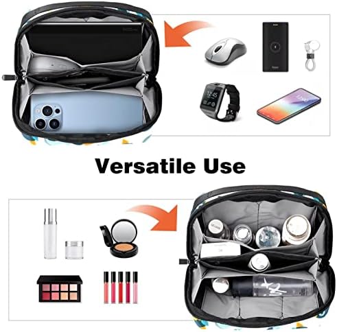 Prijenosni elektronski Organizator torbica Torbe ptice Flat Travel Cable storage Bag za Hard diskove, USB, SD kartica, punjač, Power Bank, slušalice