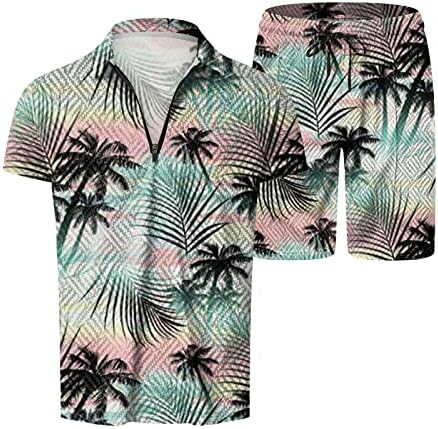 2023 muški kratki setovi 2 komada odjeće Modni ljetni trenerke casual kratkih rukava Havaii Polo kratke hlače Podelju jogger odijelo