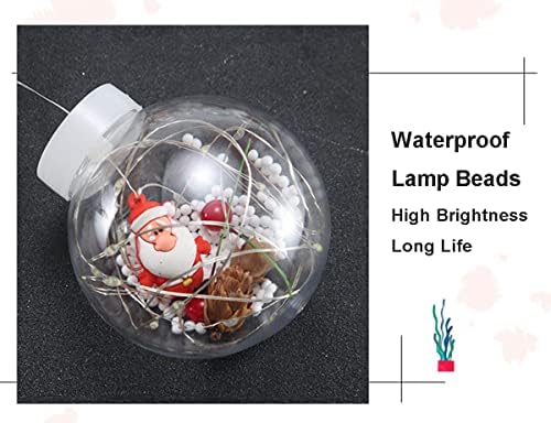 XLH LED žičana svjetla božićna lopta Santa ukrasi za dom božićna lopta vijenac zavjese Fairy svjetla Nova