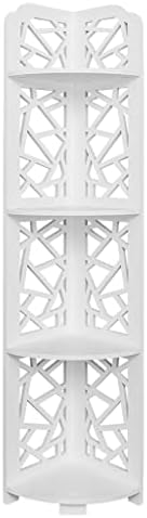 Zhyh barokni rezbarski stil vodootporan 120 stupnjeva ugao 4 sloja kupaonice Ormar police bijeli