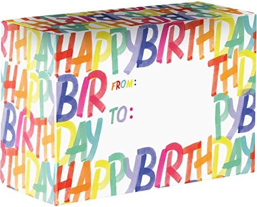 JILLSON & ROBERTS rođendan male dekorativne poštanske kutije/poklon kutije, crvena, narandžasta, žuta,