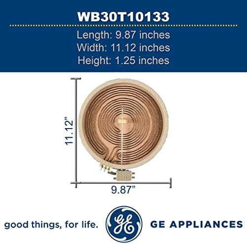 Ge WB30T10133 originalni OEM 9 Radiant Dual Surface Element za GE električni domet