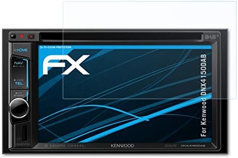 Atfolix film za zaštitu ekrana kompatibilan sa Kenwood Dnx4150dab zaštitom ekrana, Ultra-Clear FX zaštitnom