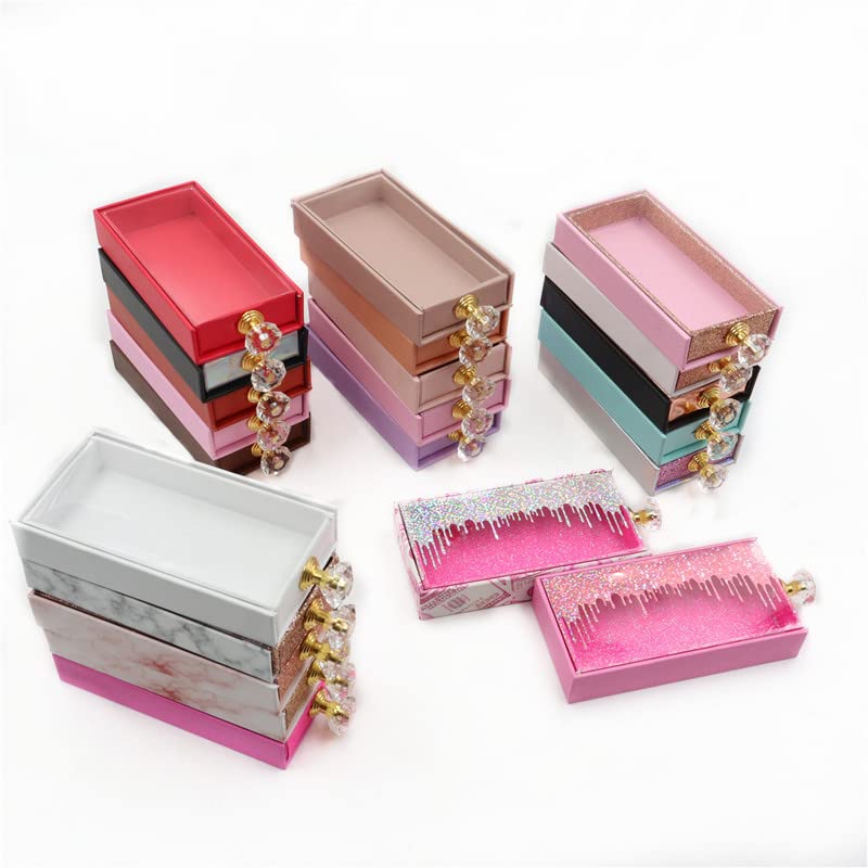Kutija za pakovanje trepavica kutije za pravokutnike s ladicama Bulk kristalna ručka magnetska futrola prazna, E72,30 kutija sa ladicom