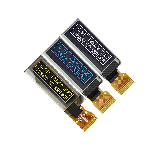 2PCS I2C OLED modul 0,91 inčni I2C SSD1306 OLED modul zaslona Bijeli I2C OLED zaslon DC 3.3V ~ 5V za AR Duino STM32