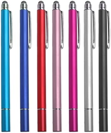 Boxwave Stylus olovkom Kompatibilan je sa Sumtab Android tabletom PC K102 - Dualtip Capacitive Stylus, Fiber TIP disk Tip kapacitivnog olovke - Metalno srebro