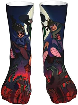 Pankooclub Anime Manga Eddsworld Socks Casual Duljina Čarape Apsorpci znoji Držite tople sportske čarape Unisex