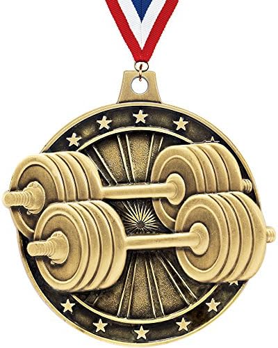 Medalje za dizanje tegova - 2 i 1 po paketu-izvrsno za fitnes natjecanja, fitnes nagrade, izložbene natjecanja,
