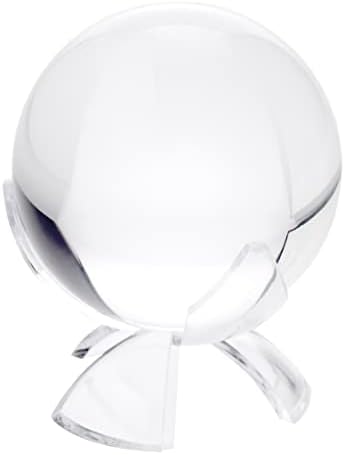 Plymor Clear Akrilna kugla ili sfera Cvjetni zaslon za latica zaslona, ​​2.125 H x 3 W x 3 D