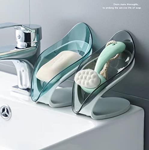 TMTJR listova sapuna Creative SOAP stalak za odvod toalet za odvodnjavanje PUNCH sapun sapun Nordic sapuna prozirnaBlue