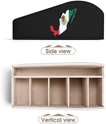 Mapa meksičke zastave TV držači za daljinsko upravljanje kutija olovka olovka sto za odlaganje Caddy sa 6 pretinca
